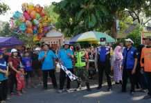 Gebyar HUT RI Ke 77 Yayasan LBH Elang Maut Jawa Timur Menggelar Acara Jalan Sehat Di Kediri