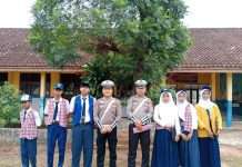 Kunjungi SMPN 1 Bumi Ratu Nuban, Satlantas Polres Lampung Tengah Dorong Pelajar Tertib BerLalu Lintas