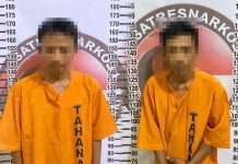 Gasak Narkoba, Dua Nelayan Ditangkap Polres Tulang Bawang