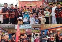 Ormas Pemuda Pancasila Kecamatan Sidomulyo Berikan Santunan Kepada 20 Anak Yatim