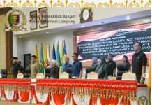 DPRD Provinsi Lampung gelar Rapat Paripurna Lanjutan Pembicaraan Tingkat I terkait Jawaban Gubernur atas Pandangan Umum Fraksi-Fraksi terkait Perubahan APBD Provinsi Lampung 2026