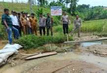 Respon Cepat, Camat Merbau Mataram & Kades Tanjung Baru tinjau lokasi Tambang Emas